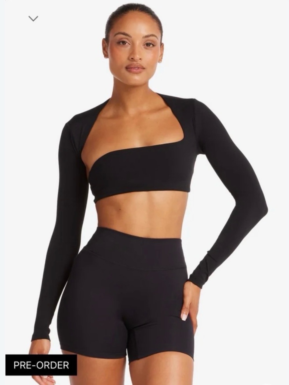 Crop Shop Boutique Fade Define Long Sleeve Crop Top